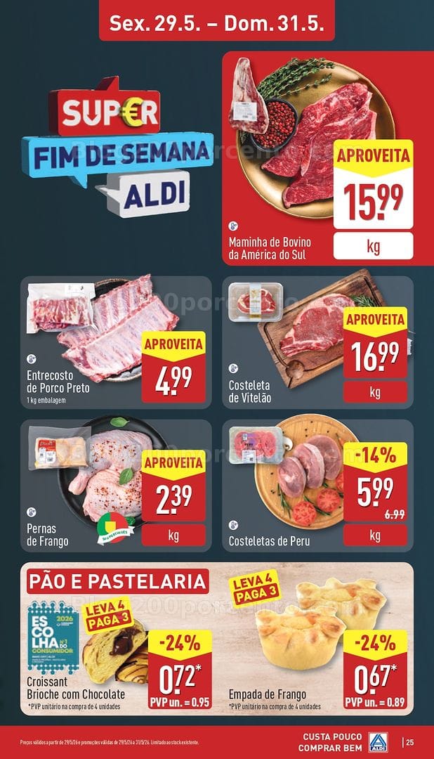 Antevisão Folheto ALDI Promoções de 25 a 31 maio